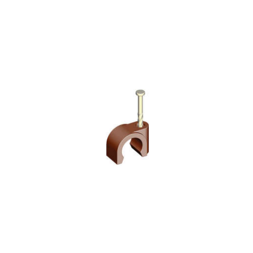 3/4" Twist Nail Quick Click cop Brown 