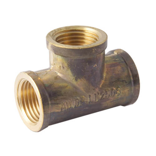 6mm Tee FI Brass 