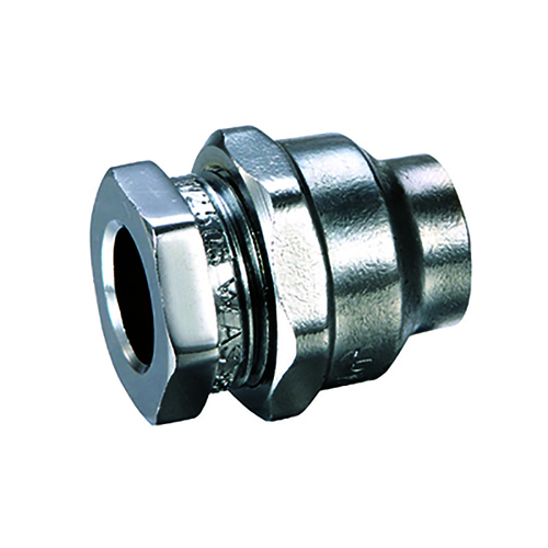 20C X 20C Flared Compression Union Chrome Plated 